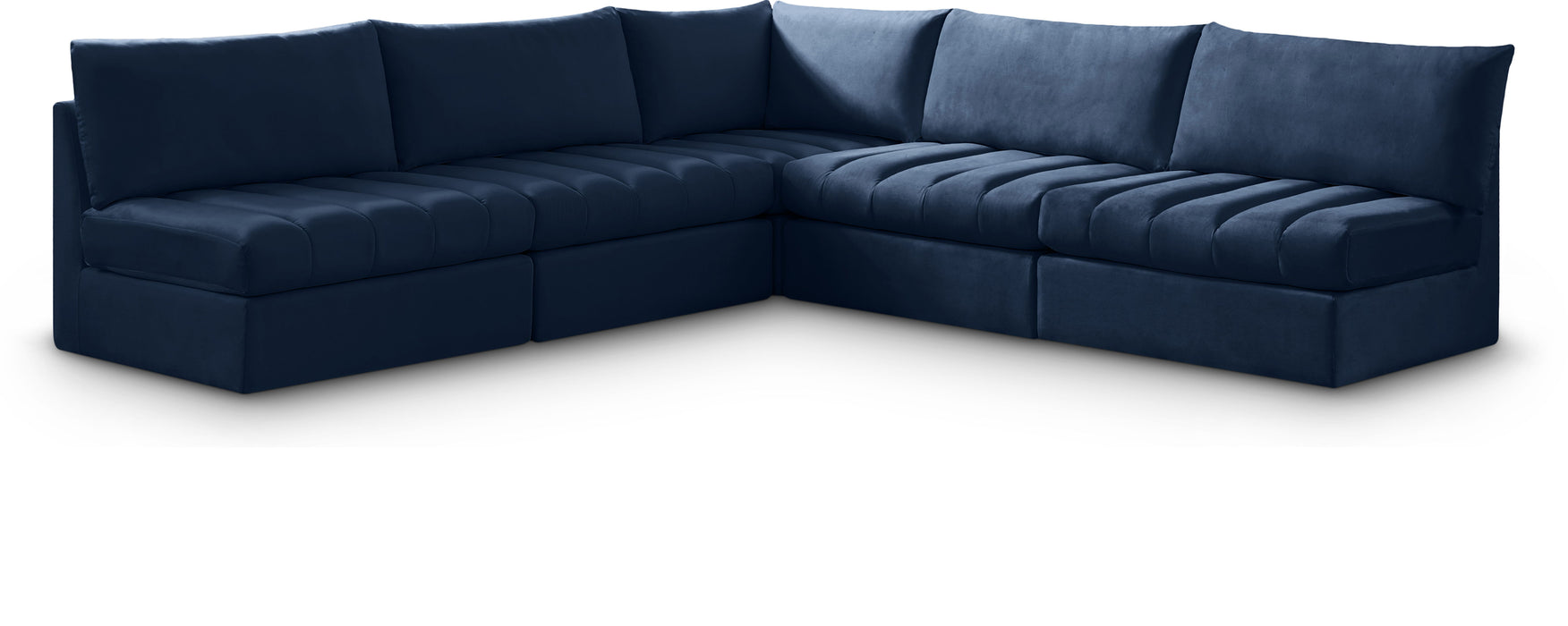 Jacob - Modular Corner Armless Sectional 5 Piece - Simple Home Plus