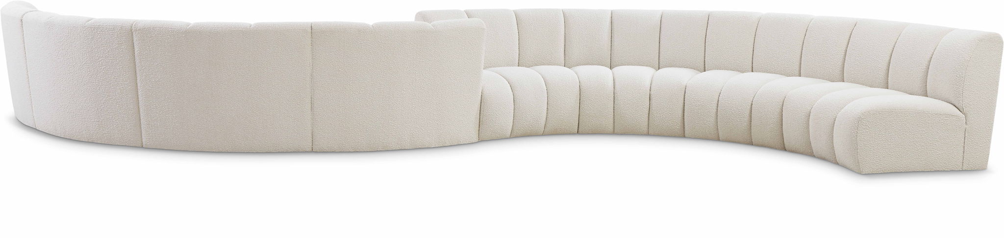 Infinity - 8 Piece Boucle Modular Sectional - Simple Home Plus
