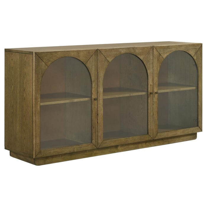 Castlewood - Dining Sideboard Buffet Server - Brown Oak - Simple Home Plus