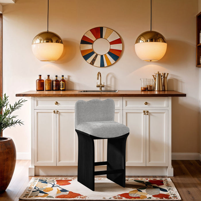 Shaw - Counter Stool - Black Base - Simple Home Plus