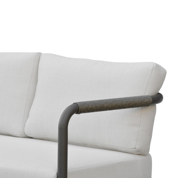 Dorado - Outdoor Sofa - Off-White / Gray - Simple Home Plus