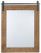 Lanie - Antique Brown - Accent Mirror - Simple Home Plus