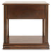 Breegin - Brown - Chair Side End Table - Removable Tray - Simple Home Plus