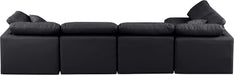 Indulge - Faux Leather 5 Piece Modular Sectional - Simple Home Plus
