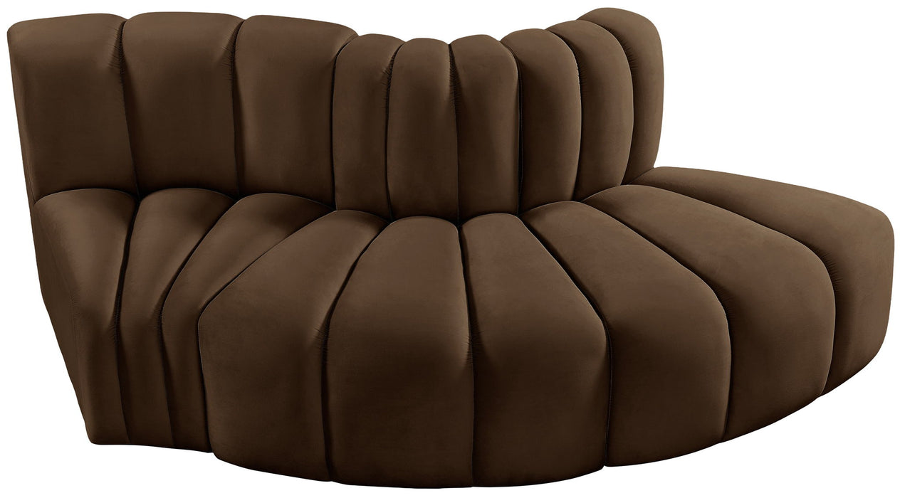 Arc - Velvet 3 Piece Modular Sofa - Simple Home Plus
