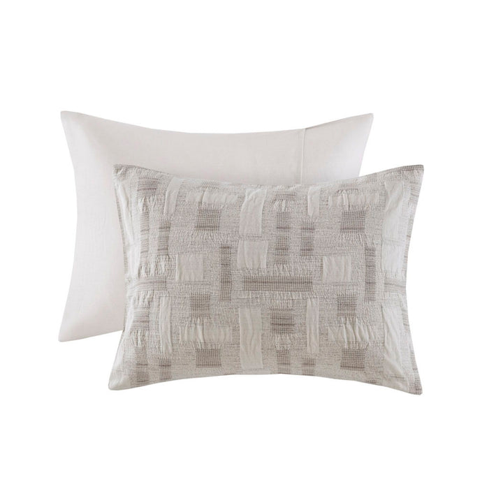 Cairo - 3 Piece King/California King Comforter Set - Ivory - Simple Home Plus
