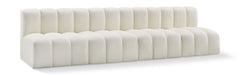 Arc - Faux Leather 4 Seats Modular Sofa - Simple Home Plus