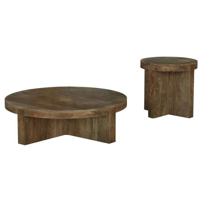 Kinkaid - Solid Wood Coffee And End Table Set - Simple Home Plus