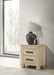 Oakglen - 2-Drawer Nightstand Bedside Table - Weathered Oak - Simple Home Plus