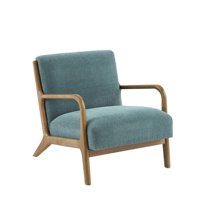 Novak - Mid-Century Modern Accent Armchair (Set of 2) - Teal - Simple Home Plus