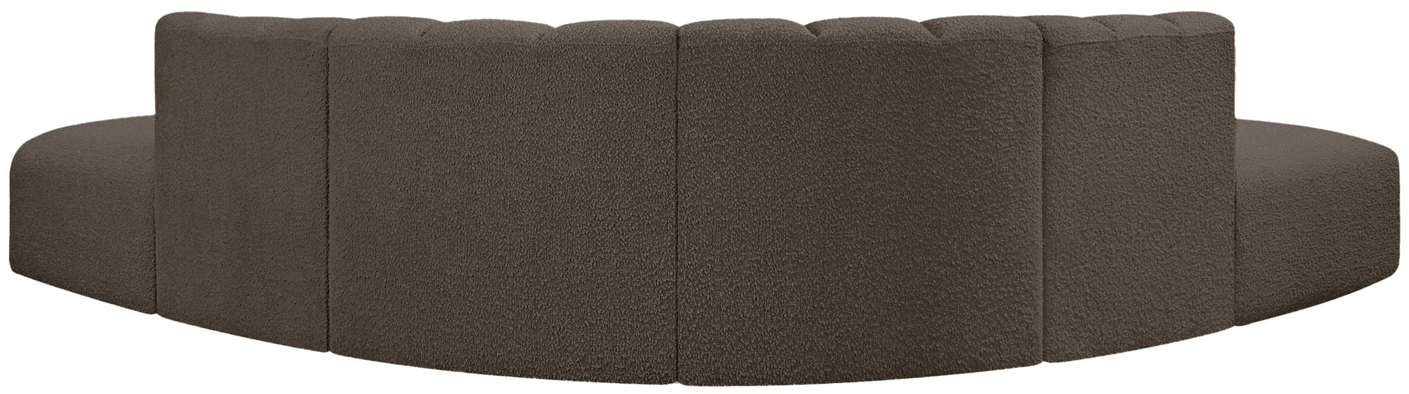 Arc - Boucle Fabric 6 Piece Corner Modular Sofa - Simple Home Plus
