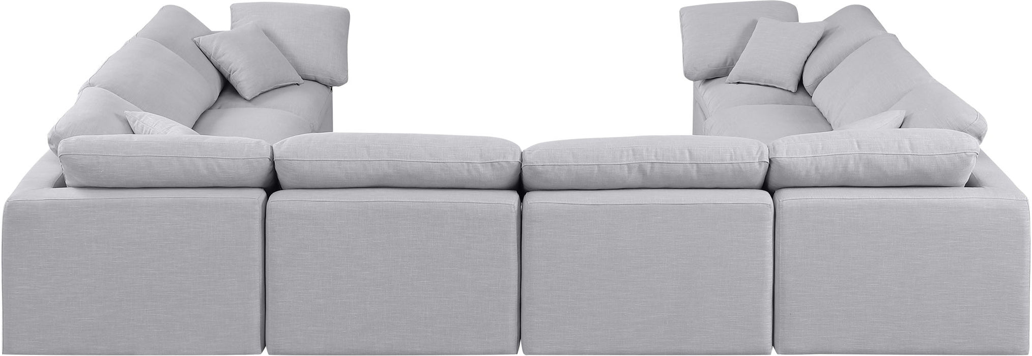 Indulge - Linen 8 Piece Modular Sectional - Simple Home Plus