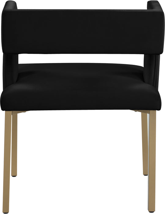 Caleb - Dining Chair with Gold Legs (Set of 2) - Simple Home Plus