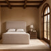 Fira - Chenille Fabric Upholstered Bed - Simple Home Plus