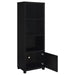 Jupiter - 3 Piece Entertainment Center TV Stand - Black - Simple Home Plus