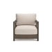 Arc Lake - Lounge Chair With Cushion - Brown / Beige - Simple Home Plus