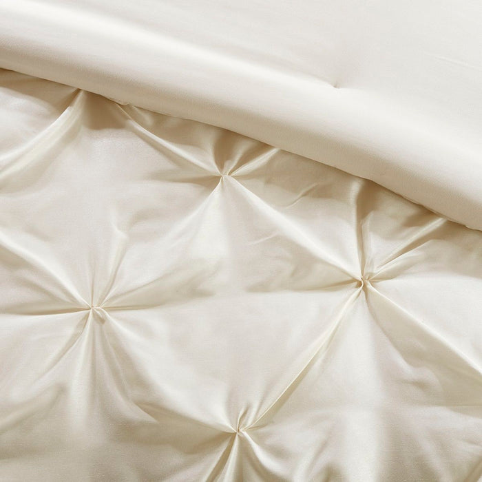 Joella - King 24 Piece Room In A Bag - Ivory - Simple Home Plus