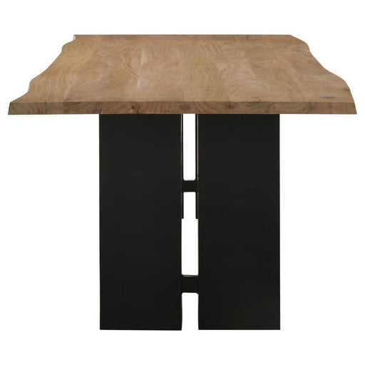 Bradshaw - Live Edge Wood Dining Table - Natural Acacia - Simple Home Plus