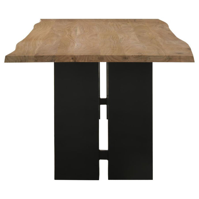 Bradshaw - Live Edge Wood Dining Table - Natural Acacia - Simple Home Plus