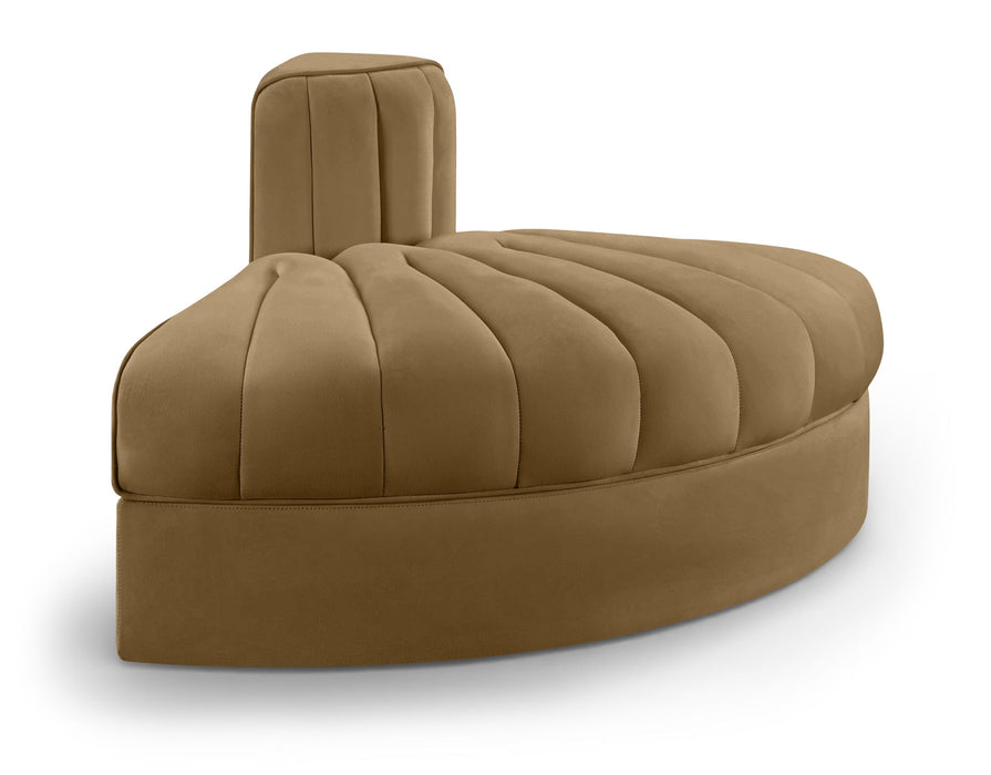 Rummi - Velvet Performance Fabric Upholstered Modular Chair - Simple Home Plus