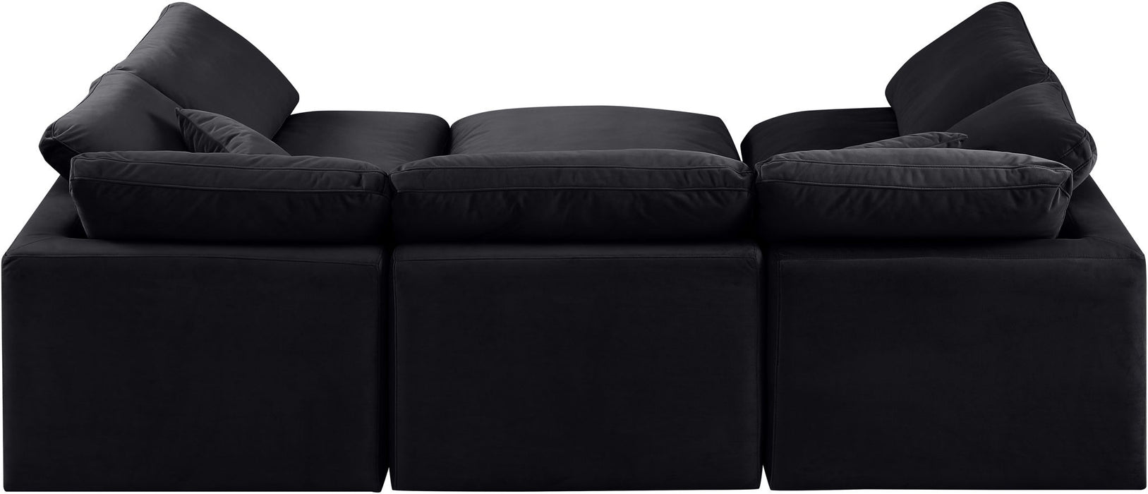 Indulge - Velvet 6 Piece Modular Sectional - Simple Home Plus