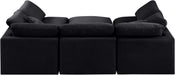 Indulge - Velvet 6 Piece Modular Sectional - Simple Home Plus