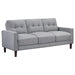 Bowen - Upholstered Track Arm Tufted Sofa Set - Simple Home Plus