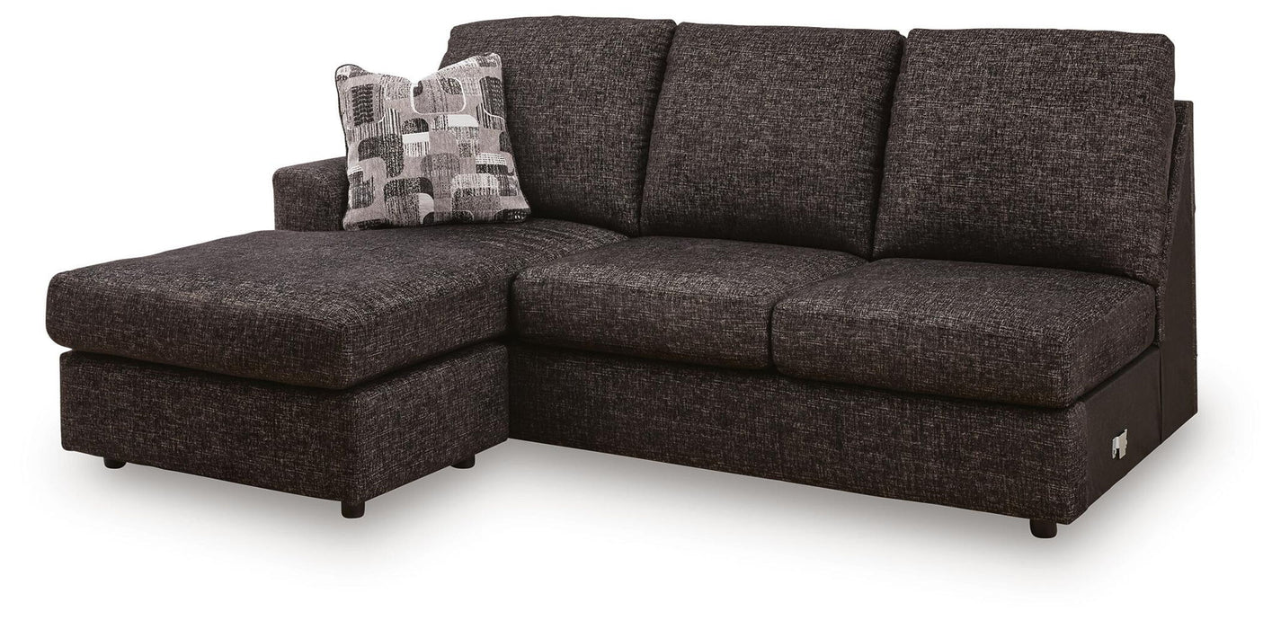 Lentiz - LAF Sofa Chaise - Onyx - Simple Home Plus