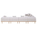Laguna - 7 Piece Resilient Water Resistant Fabric 142" Upholstered Outdoor Patio Modular Sectional - Simple Home Plus