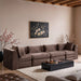 Stellar - 4 Piece Upholstered Modular Sectional - Simple Home Plus
