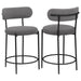 Viola - Boucle Upholstered Bar Stool (Set of 2) - Simple Home Plus