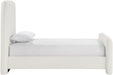 Fira - Linen Textured Fabric Upholstered Bed - Simple Home Plus