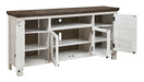 Havalance - Brown / Beige - Extra Large TV Stand - 4 Doors - Simple Home Plus