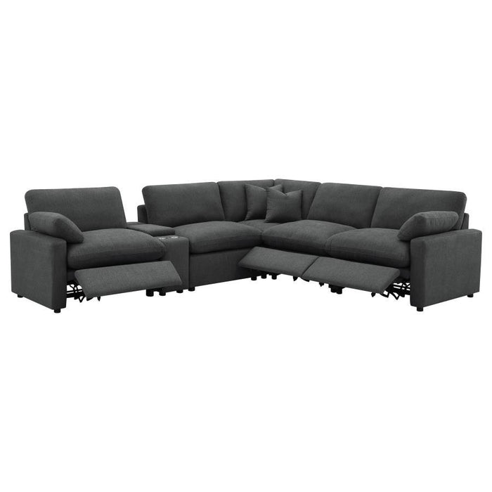 Collins - 6-Piece Modular Power Reclining Sectional - Simple Home Plus