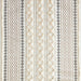 Imani - Printed Shower Curtain With - Ivory - Simple Home Plus