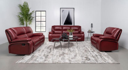 Camila - Upholstered Reclining Sofa Set - Simple Home Plus