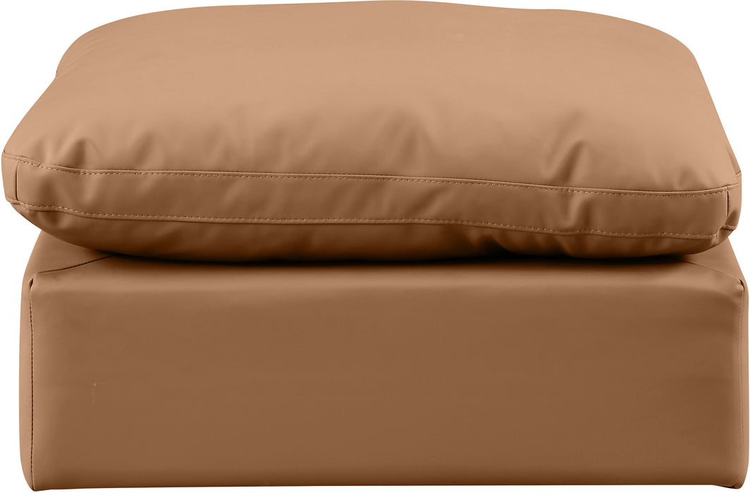 Indulge - Faux Leather Ottoman - Simple Home Plus