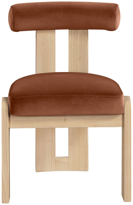 Arienzo - Performance Fabric Upholstered Dining Chair (Set of 2) - Natural Base - Simple Home Plus
