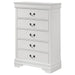 Louis Philippe - Five-drawer Chest - Simple Home Plus