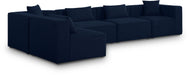 Cube - Linen 5 Piece Modular Sectional - Simple Home Plus