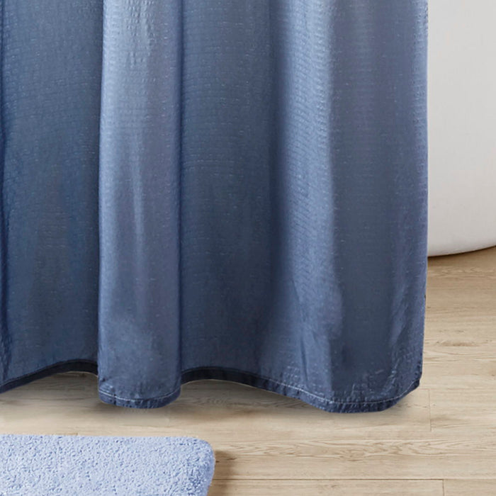 Ara - Ombre Printed Shower Curtain - Blue - Simple Home Plus