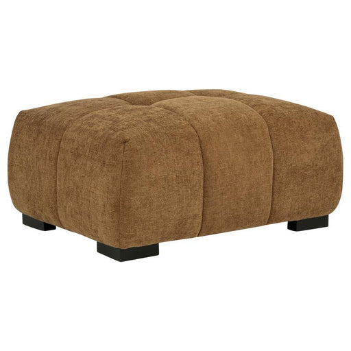 Octavia - Fabric Rectangular Upholstered Ottoman - Simple Home Plus