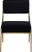 Bastille - Upholstered Dining Side Chair (Set of 2) - Brass Frame - Simple Home Plus