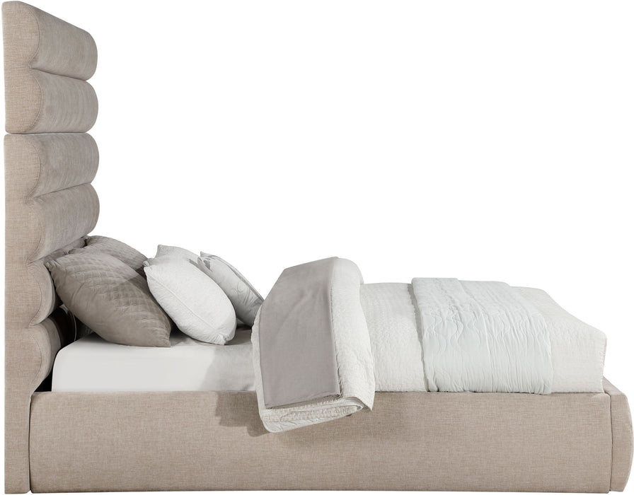 Adam - Chenille Fabric Bed With 70.5" Headboard - Simple Home Plus