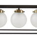 Helena - Industrial Styled Chandelier - Antique Brass - Simple Home Plus