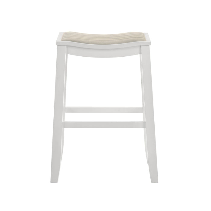 Iyani - Coastal Modern Wood Bar Height Kitchen Bar Stool - Simple Home Plus