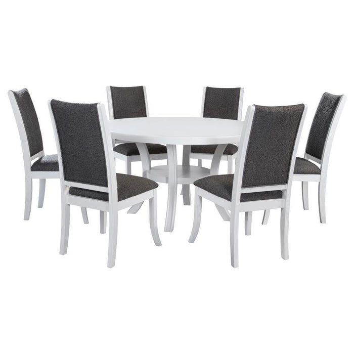 Judd - Round Wood Dining Table Set - Simple Home Plus