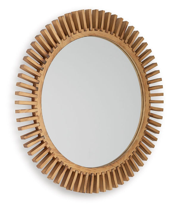 Tedwell - Brown - Accent Mirror - Simple Home Plus