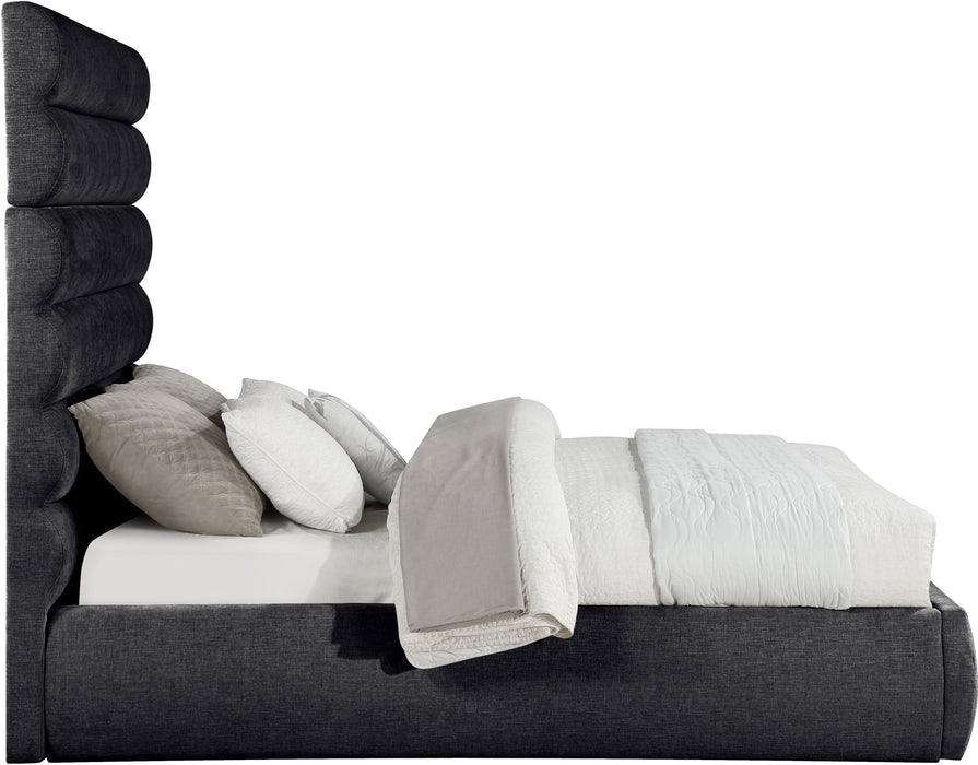 Adam - Chenille Fabric Bed With 70.5" Headboard - Simple Home Plus