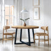 Reagan - Round Dining Table - Wheat / Slate - Simple Home Plus